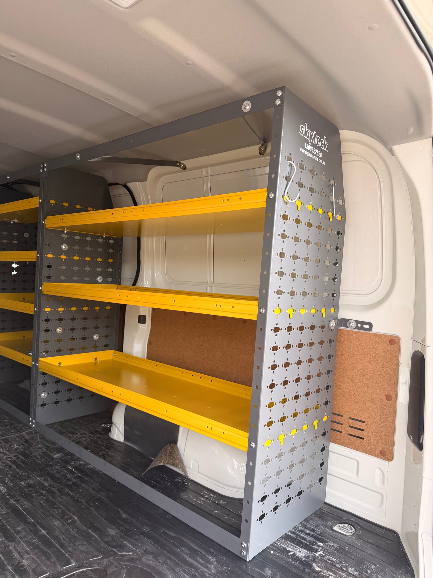 Metal Van Shelving Unit 4-Tier Full Leg 126cm x 117cm x 43cm