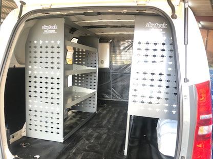 Van Shelving & Wide Storage Bin Combo 85x43x117cm 4-Tier