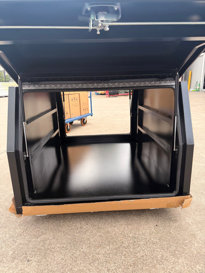 1200 × 1770 × 850mm Aluminium Ute Canopy – Black