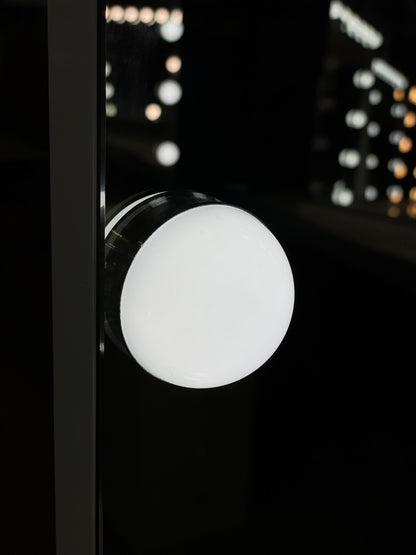 White Make-up Hollywood Led Mirror Hollywood Style LED Vanity Mirror Lights with dimmable Bulbs, USB Cable-  SIZE: 58CM X 46CM ML-DS08