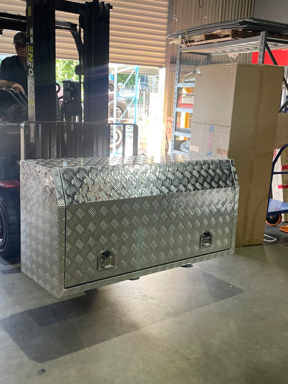 Aluminium Checkerplate Tool Box for Ute and Trailer 170x50x70cm