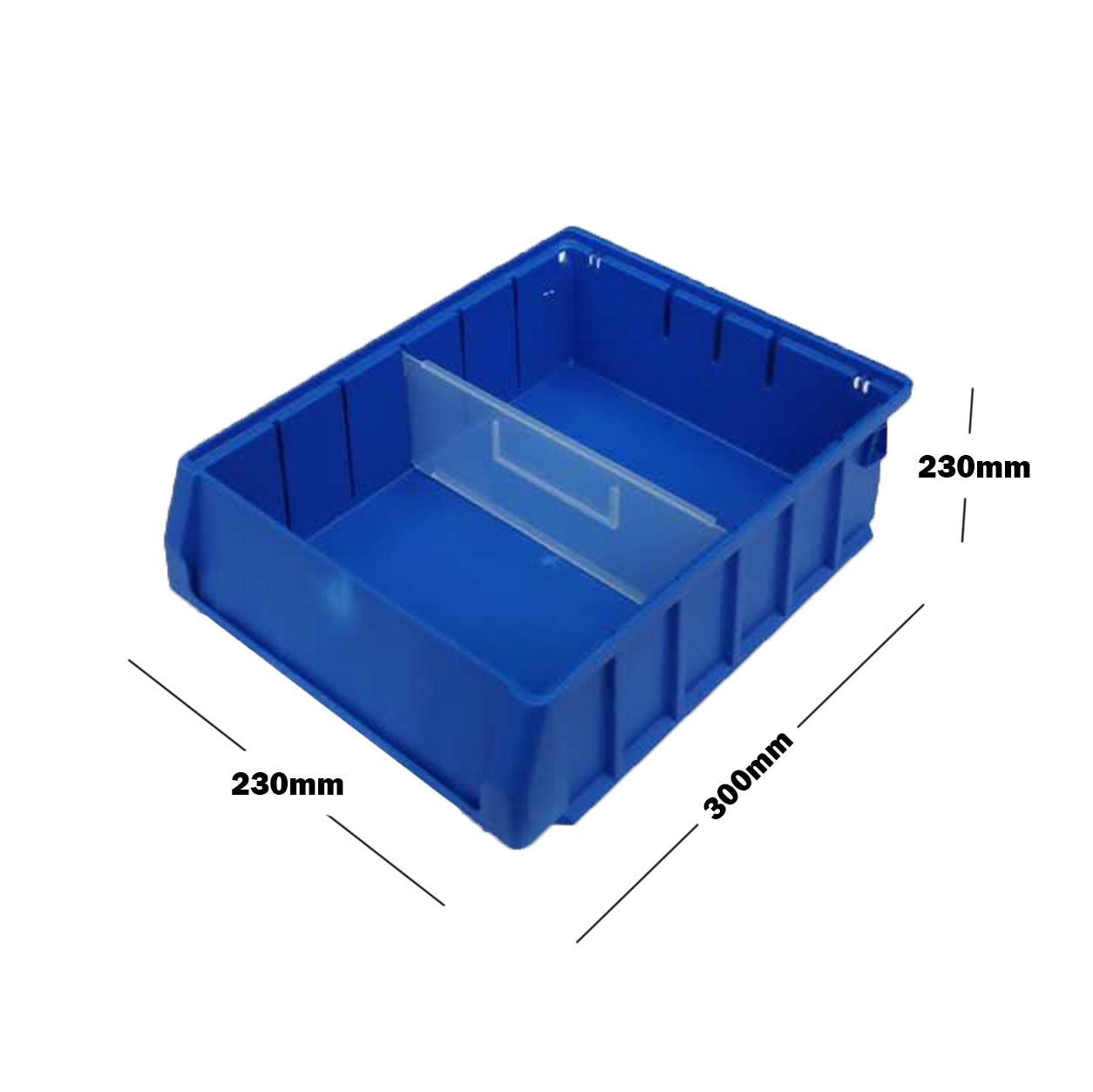 Van Shelving & Wide Storage Bin Combo 85x43x117cm 4-Tier