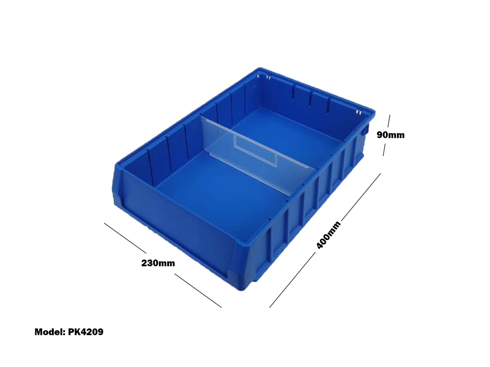 PK4209 storage bin included in the kit