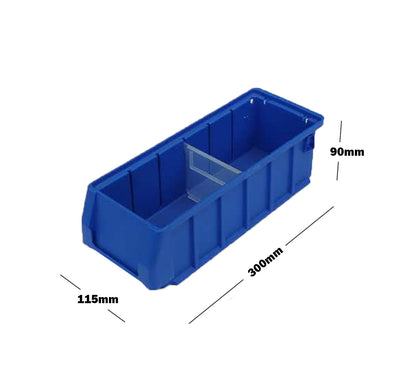 Van Shelving & Wide Storage Bin Combo 85x43x117cm 4-Tier