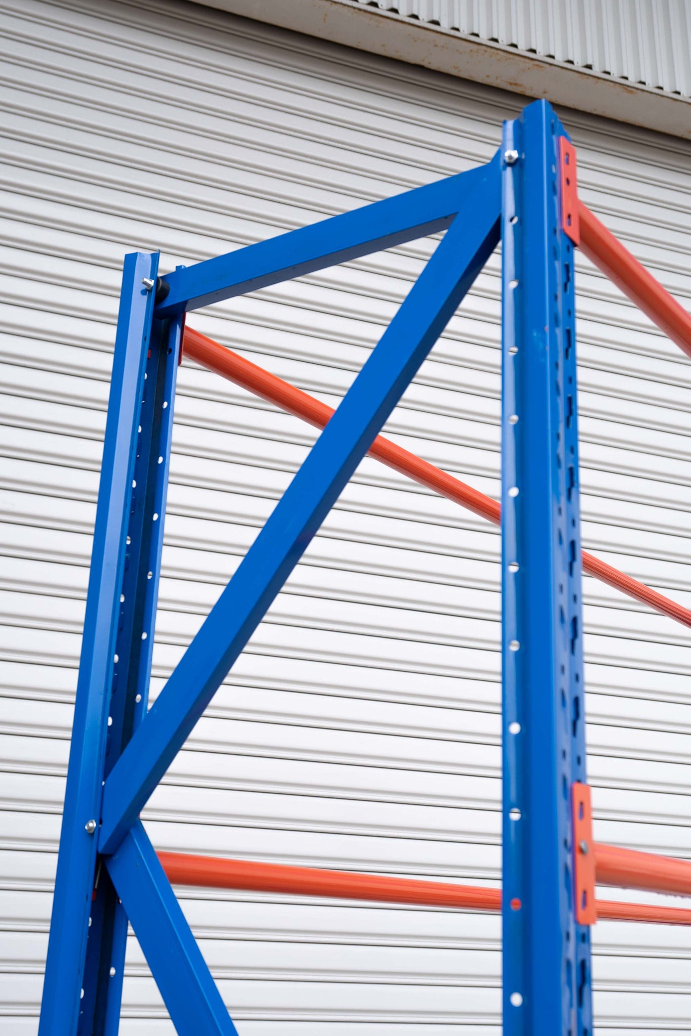 FREE DELIVERY- HEAVY DUTY Garage Tyre Rack 2M ｜ 4M ｜ 6M （L) X 2.4M BLUE & ORANGE (L): 1.2m | 1.5m | 2m  (Only Brisbane) (Copy) (Copy)