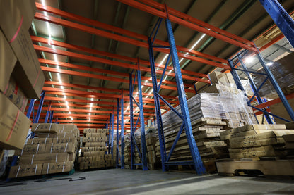 2591mm Steel Pallet Racking Beam – Orange, 2-Tonne Capacity