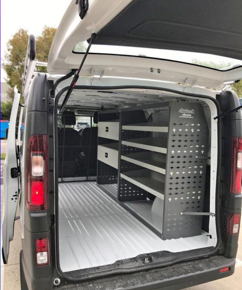 4-Tier Steel Van Shelving Unit 126cm x 117cm x 33cm