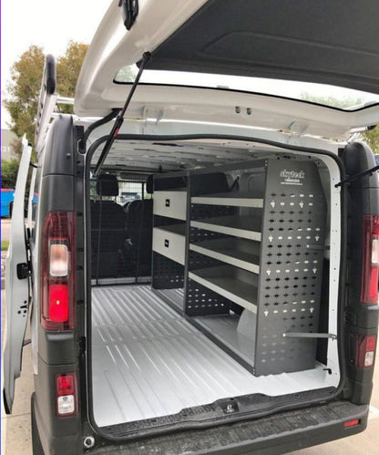 4-Tier Steel Van Shelving Unit 126cm x 117cm x 33cm