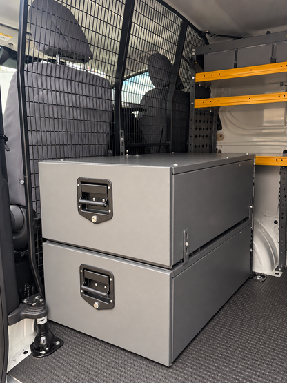 Heavy Duty Metal Pull Out Storage Drawer with Lock for Van