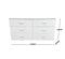 (Brisbane Only) 6-Drawer Horizontal Storage Cabinet White 1200mm Wide