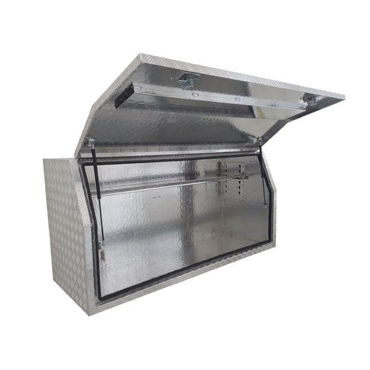 Aluminium Checkerplate Ute Tool Box 145cm x 50cm x 70cm
