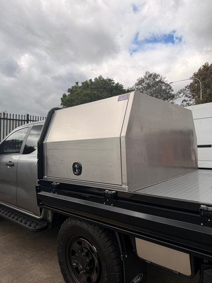 1200 × 1770 × 850mm Aluminium Ute Canopy – Silver