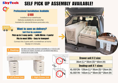 Vanity Assembly Service – Brisbane Pick Up or Delivery