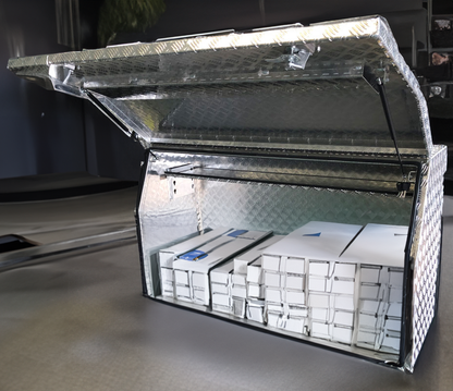 Aluminium Checkerplate Tool Box for Ute and Trailer 170x50x70cm