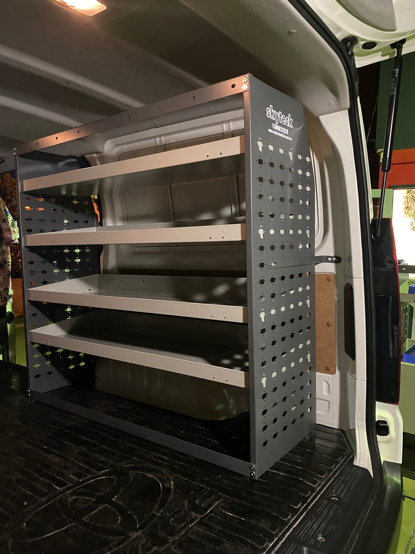 Metal Van Shelving Unit 4-Tier Full Leg Frame 85x122x43cm