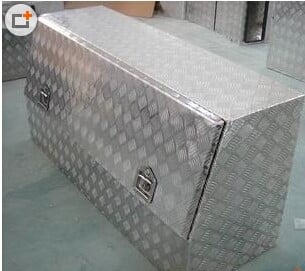 120CM ALUMINIUM CHECKERPLATE TOOL BOX UTE TRAILER STORAGE