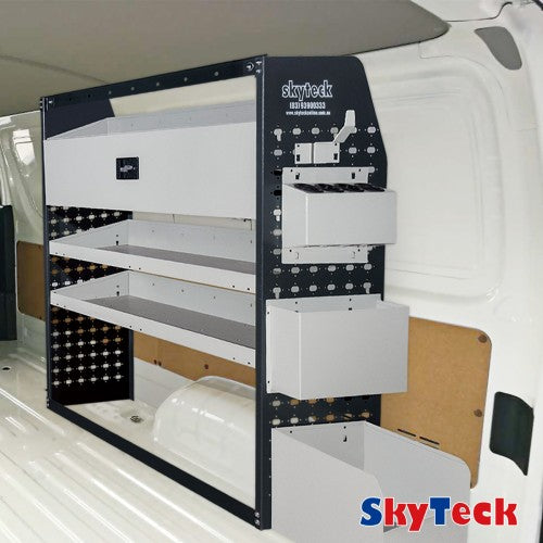 4-Tier Metal Van Shelving Unit 108cm x 117cm x 43cm