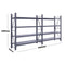 Steel Double Bay Shelving Unit 2.4m x 1.5m x 0.6m Charcoal