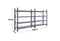 Steel Double Bay Shelving Rack 2.4m x 2m x 0.6m Charcoal