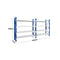 Double Bay Metal Garage Shelving 3m x 1.8m x 0.6m Blue and White