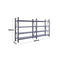 Steel Double Bay Shelving Unit 4M x 2M x 0.6M Charcoal