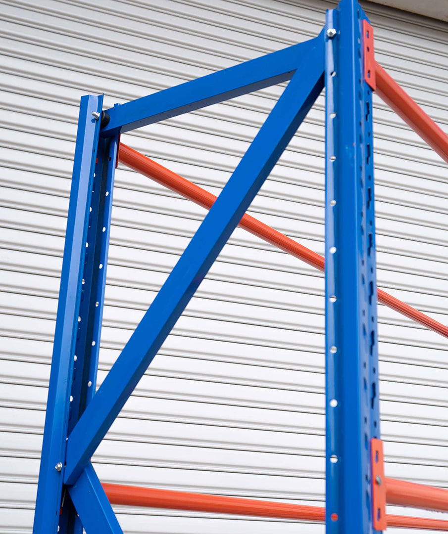 (Brisbane & Sydney Only) HEAVY DUTY TYRE RACK 2M X 2.4M BLUE & ORANGE ...