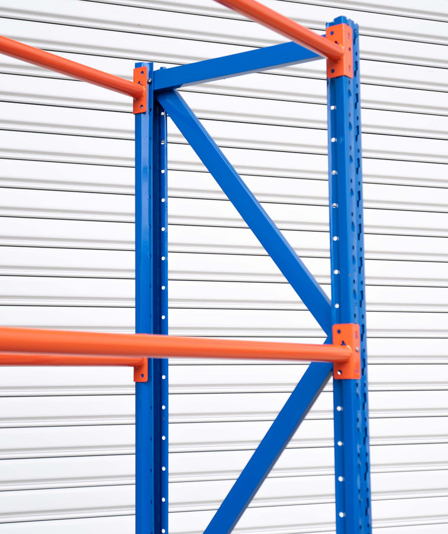(Brisbane & Sydney Only) HEAVY DUTY TYRE RACK 2M X 2.4M BLUE & ORANGE ...