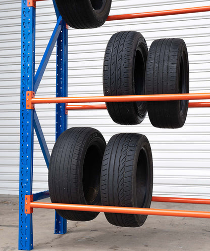 Heavy Duty Tyre Rack 2m x 2.4m | 4-Shelf Steel Storage System