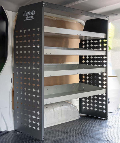Van Shelving Unit 4-Tier Metal Full Leg 108cm x 122cm x 43cm