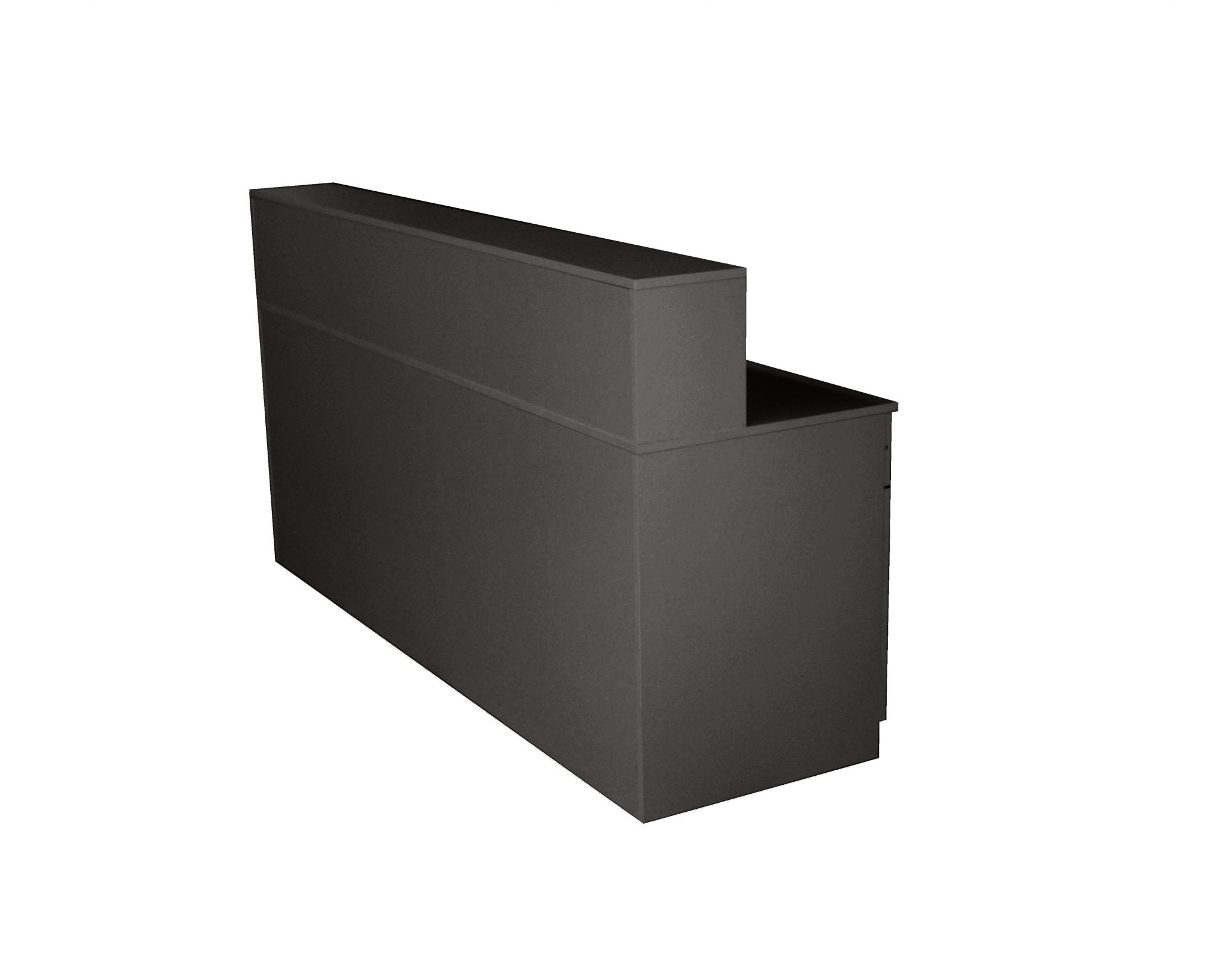 BRAND NEW GREY CHARCOAL RECEPTION DESK COUNTER 2M