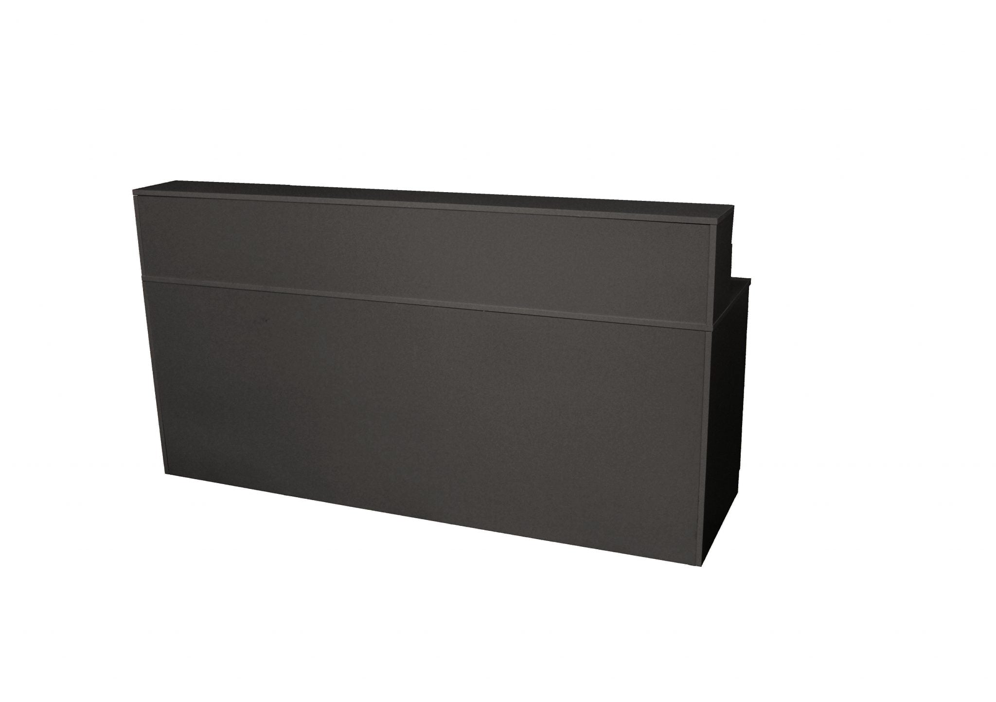 BRAND NEW GREY CHARCOAL RECEPTION DESK COUNTER 2M