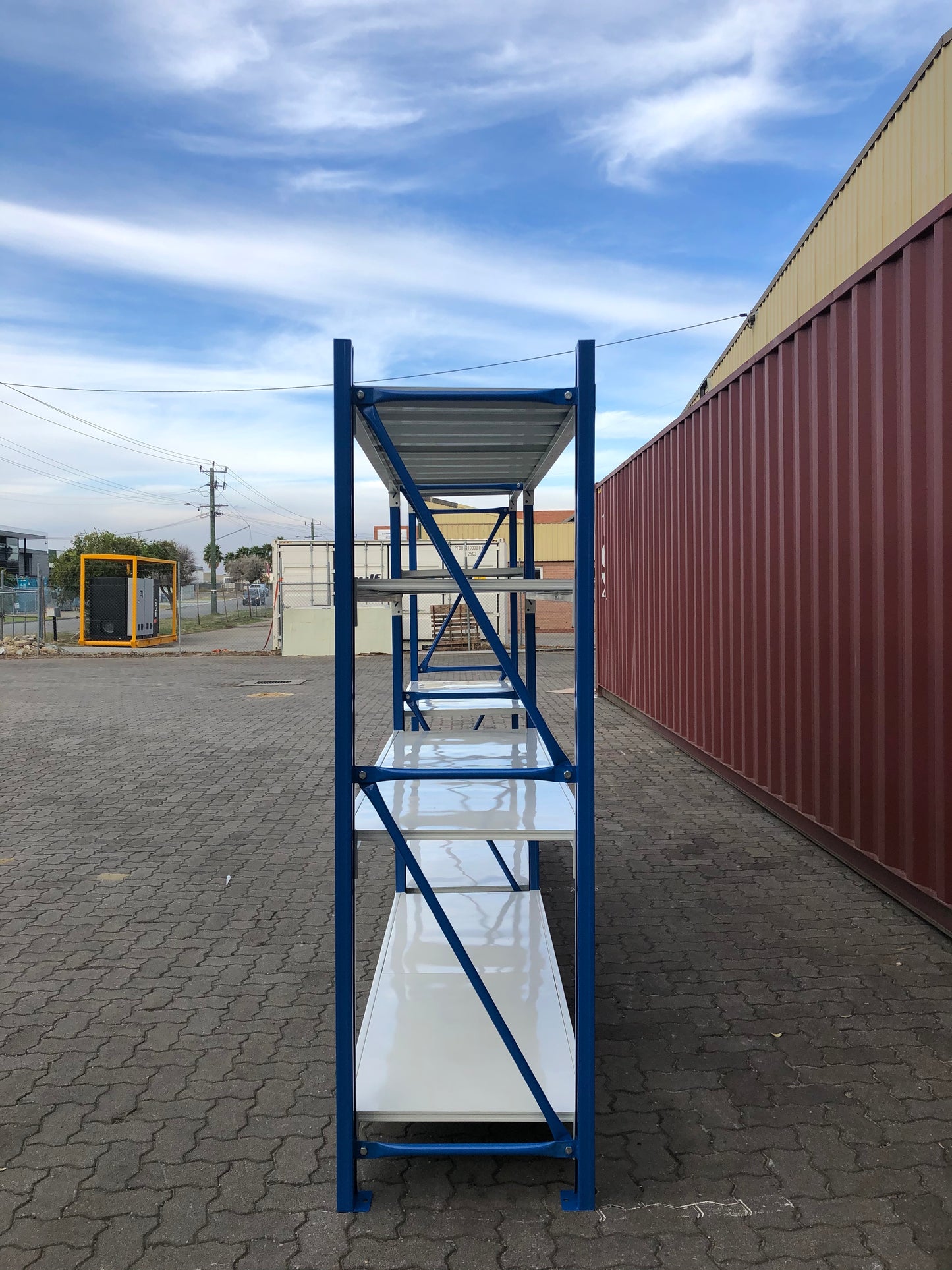 Steel Garage Shelving Rack 1.2m x 1.5m x 0.6m, 800kg Capacity