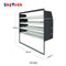 Metal Van Shelving Unit 4 Tier 85cm x 129cm x 43cm Half Leg