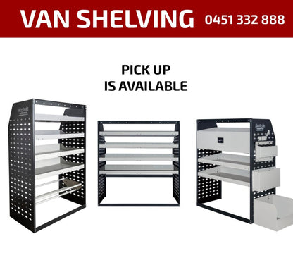 Metal Van Shelving Unit 4-Tier Full Leg Frame 85x122x43cm