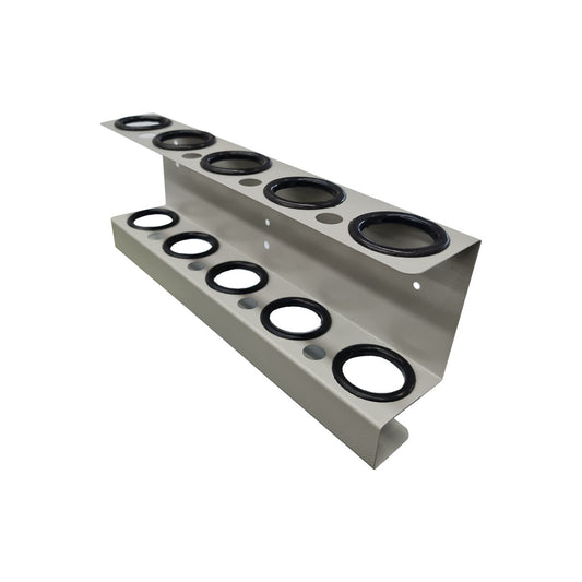 5-Slot Caulking Tube Holder for Van Shelving Systems