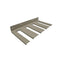 4-Slot Drill Holder for Van Shelving Systems, Metal, Grey