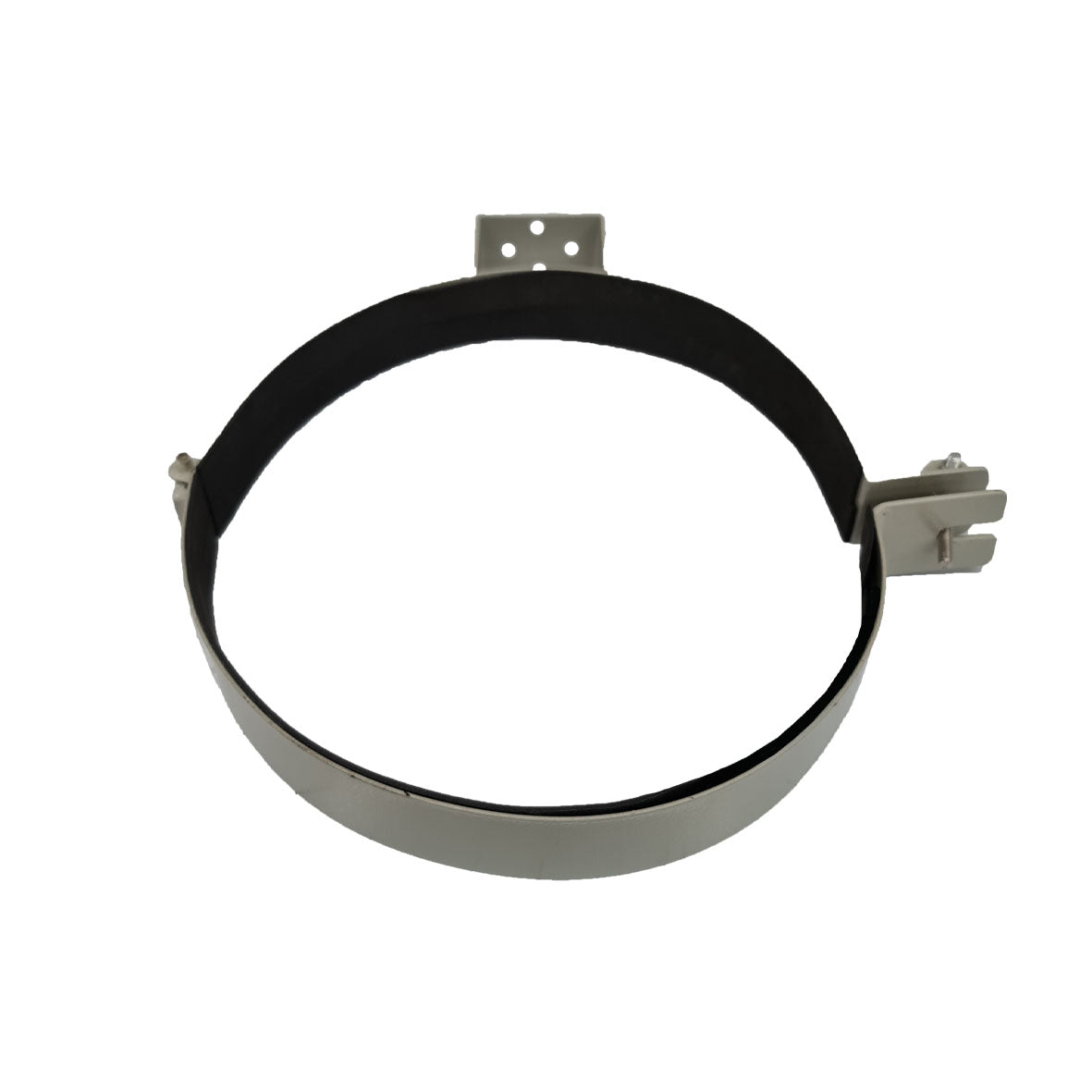 LPG Cylinder Holder Metal Bracket 250mm Diameter Grey