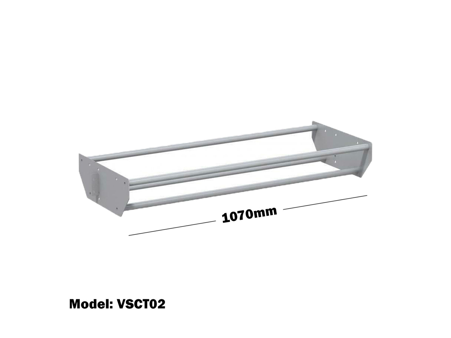 Van Shelving Cable Tray for Van Shelving System - 3 Sizes