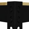 Heavy-Duty MDF 2-Tier Workbench with Pegboard, 120cm Black