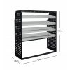 4-Tier Metal Van Shelving Unit with Full Leg Frame 126x129x43cm